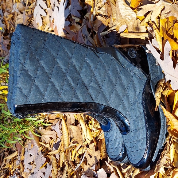 Totes Black Size 8 Thermolite waterproof winter boots - Picture 3 of 9